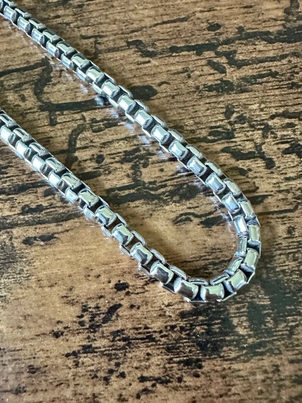 David Yurman Box Chain Necklace in Sterling Silver, 5mm, 22